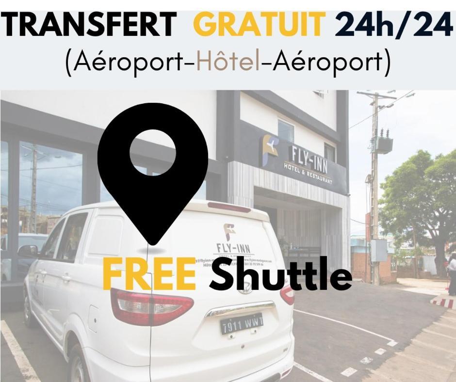 Fly Inn Madagascar Hotel - Navette Gratuite H24 - A 300M De L'Aeroport International Ivato-Antananarivo Ivato  Dış mekan fotoğraf